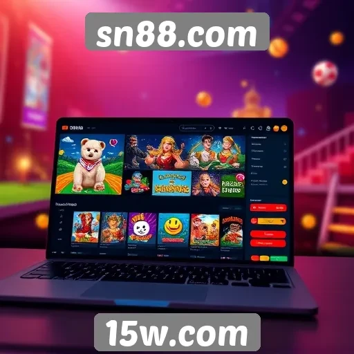Análise da interface do usuário do site sn88.com
